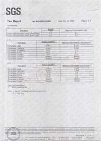 LFGB test report for 5pcs SS cocktail set