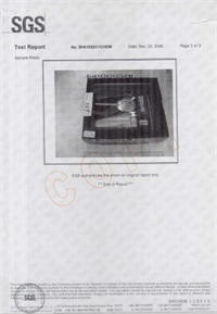 LFGB test report for 5pcs SS cocktail set