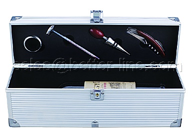 wine set for single bottle