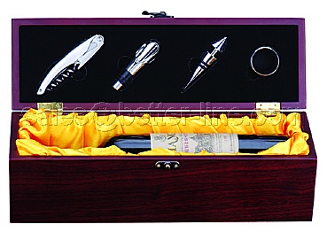 wine set for single bottle