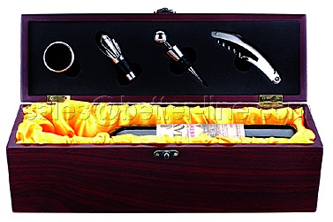 wine set for single bottle