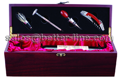wine set for single bottle