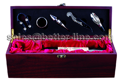 wine set for single bottle