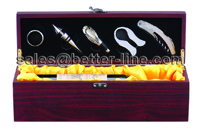 wine set for single bottle