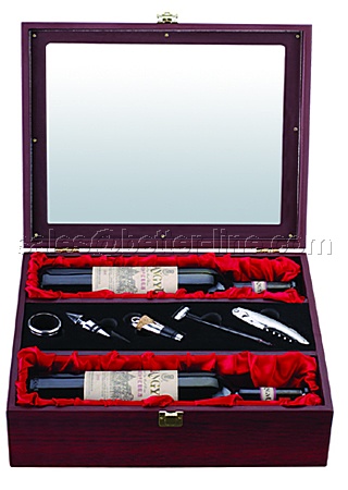 wine set for double bottles
