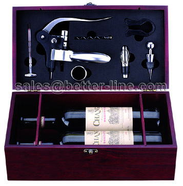 wine set for double bottles