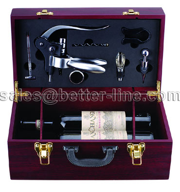 wine set for double bottles
