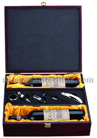 wine set for double bottles