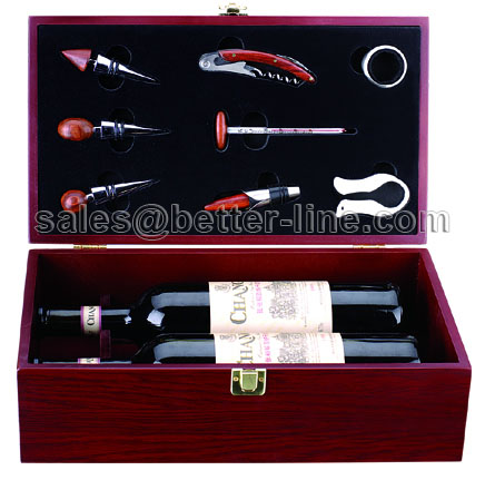 wine set for double bottles