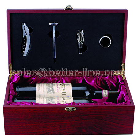 wine set for double bottles