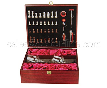 wine set for double bottles