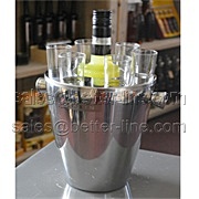 3L ICE BUCKET WITH  6PCS SHOT GLASSES