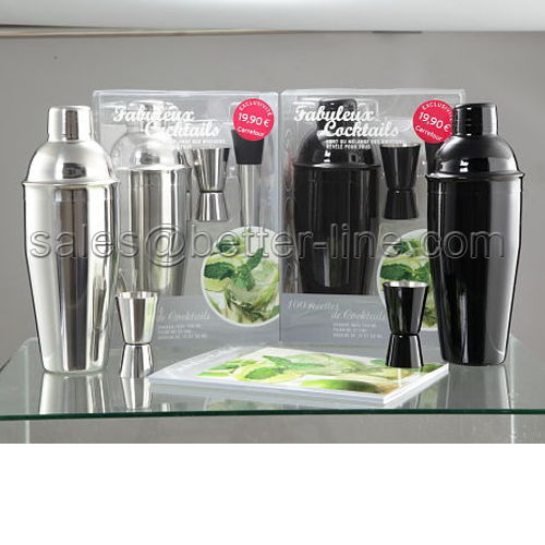 cocktail set in windox box packing