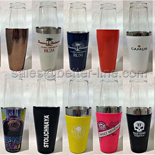 28 oz boston shaker with 16 oz glass